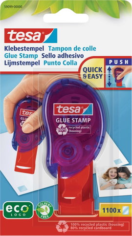 tesa Klebestempel ecoLogo® tesa® ragasztó bélyegző Átlátszó