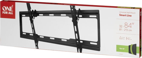 One For All WM 2621 TV fali tartó 81,3 cm (32) - 213,4 cm (84) Dönthető 2. kép