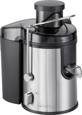Clatronic Gyümölcsprés AE3666 400 W Fekete, Nemesacél Közvetlen szaft kifolyás