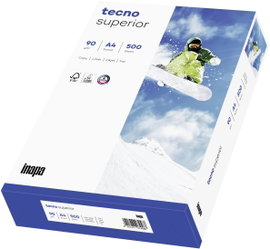 Inapa Tecno Superior 2100011538 Univerzális nyomtatópapír, másolópapír DIN A4 90 g/m² 500 lap Fehér
