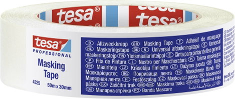 tesa STANDARD 04325-00002-01 Krepp szalag tesa® Professional Bézs (H x Sz) 50 m x 30 mm 1 db