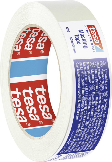 tesa STANDARD 04325-00002-01 Krepp szalag tesa® Professional Bézs (H x Sz) 50 m x 30 mm 1 db 2. kép