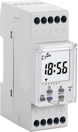 Wallair 1IO7081 Időkapcsoló óra Digitális Heti program 3500 W IP20 Maradék működési idő
