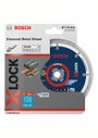 Bosch Accessories 2608900532 X-LOCK Gyémánt bevonatú vágótárcsa Ø 115 mm Furat átmérő 22.23 mm Fém 1 4. bélyegkép