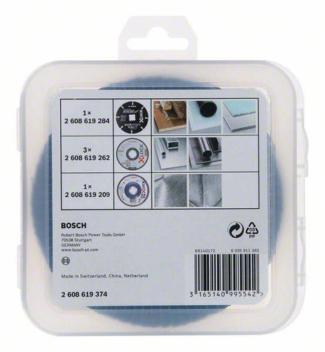 Bosch Accessories 2608619374 X-LOCK Legyezős csiszolókorong Ø 125 mm Furat átmérő 22.23 mm 5 db 2. kép