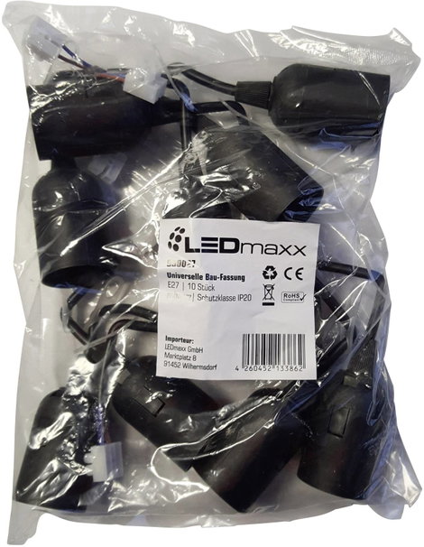 LEDmaxx 105868 Lámpafoglalat E27 230 V 100 W 3. kép