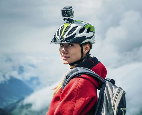 GoXtreme Helmet-Mount Sisak rögzítő 4. kép