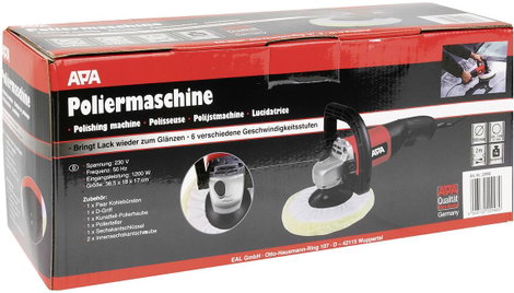 APA EAL 20998 Polírozógép 230 V 500 - 3300 fordulat/perc 180 mm 4. kép