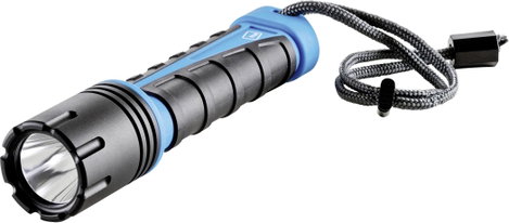 B & W International Polymer Handheld LED Kézilámpa Akkuról üzemeltetett 550 lm 33 óra 244 g