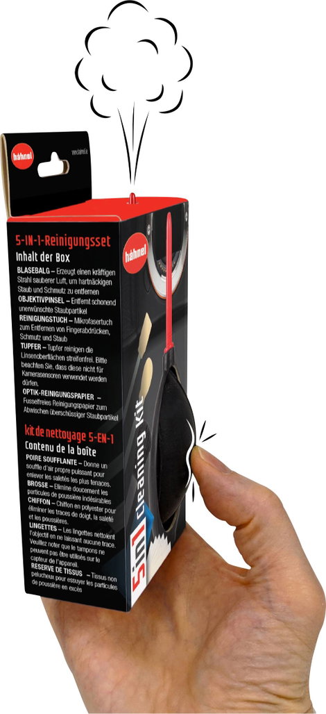 Hähnel Fototechnik 10021080 Fújtató ecsettel 3. kép