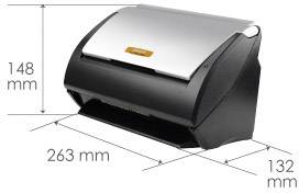 Plustek SmartOffice PS186 Duplex dokumentumszkenner A4 600 x 600 dpi 25 oldal/perc, 50 kép/perc USB 3. kép