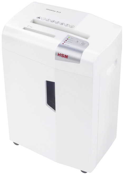 HSM shredstar X13 Iratmegsemmisítő 13 lap Részecskevágás 4 x 37 mm P-4 23 l Szintén megsemmisíti CD- 2. kép