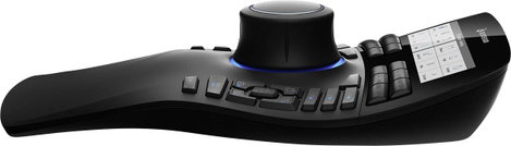 3Dconnexion SpaceMouse Enterprise 3D egér USB Fekete 12 Gombok Kijelző, Csuklótámasz 7. kép
