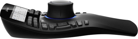 3Dconnexion SpaceMouse Enterprise 3D egér USB Fekete 12 Gombok Kijelző, Csuklótámasz 8. kép