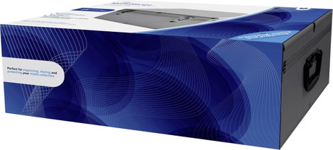 MediaRange CD hordtáska 500 CD/DVD/Blu-ray Alumínium Ezüst 1 db (Sz x Ma x Mé) 447 x 180 x 300 mm BO 4. kép