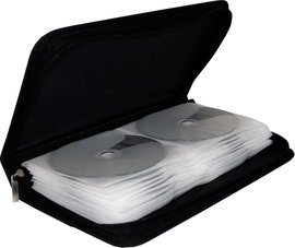 MediaRange Cd táska 48 CD/DVD/Blu-ray Nylon® Fekete 1 db (Sz x Ma x Mé) 289 x 49 x 161 mm BOX51