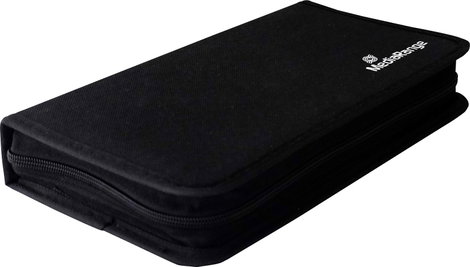 MediaRange Cd táska 48 CD/DVD/Blu-ray Nylon® Fekete 1 db (Sz x Ma x Mé) 289 x 49 x 161 mm BOX51 2. kép
