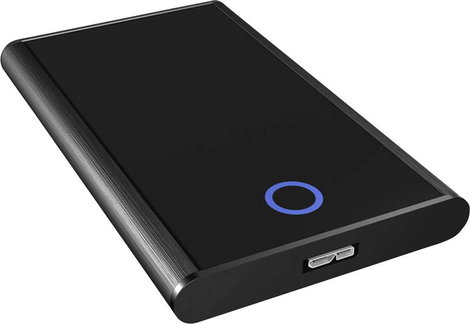 ICY BOX 20301 6,35 cm-es (2,5) merevlemez keret 2.5 coll USB 3.2 (1. generáció) (USB 3.0)