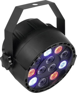 Eurolite LED PARTY SPOT LED-es PAR fényszóró LED-ek száma: 12 x 1 W Fekete