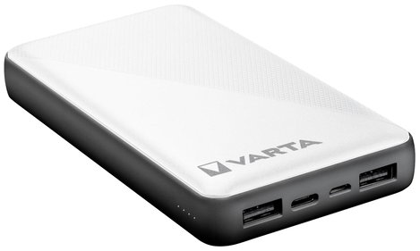Varta Power Bank Energy 15000 Powerbank 15000 mAh LiPo USB-C®, Mikro USB Fehér/fekete egyidejű tölté 2. kép