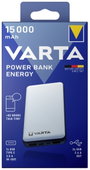 Varta Power Bank Energy 15000 Powerbank 15000 mAh LiPo USB-C®, Mikro USB Fehér/fekete egyidejű tölté 5. bélyegkép