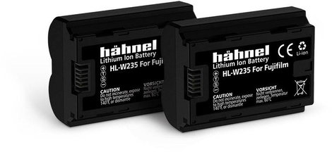 Hähnel Fototechnik HL-W235, 2er Kamera akku Megfelelő eredeti akku (kamera) NP-W235 7.2 V 2250 mAh