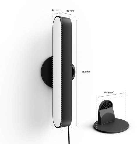 Philips Lighting Hue LED-es lightbar alap készlet 78201/30/P7 Play Fixen beépített LED-es 6 W RGBW 6. kép
