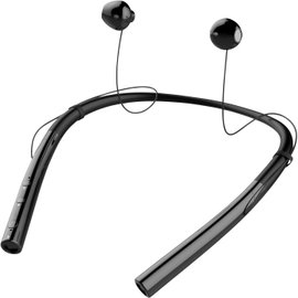 Tie Studio TQ14 Sport In Ear headset Bluetooth® Fekete Nyakpánt, Izzadásálló, Hangerő szabályozás