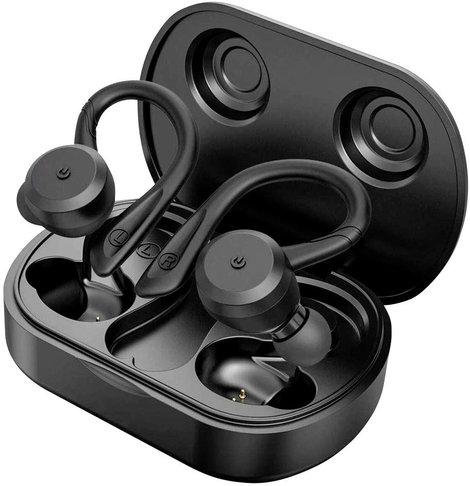 Tie Studio TBE1018 Sport In Ear fejhallgató Bluetooth® Fekete Vízálló, Fülkengyel 2. kép