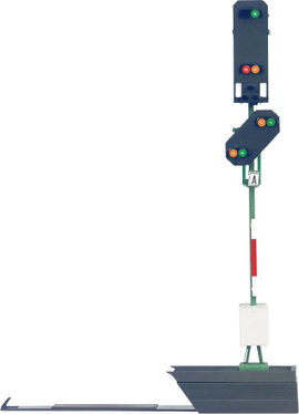 Märklin 76497 H0 Fényjel Előjellel Bejárati jelzés Kész modell DB