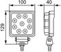 Hella Valuefit Munkafényszóró 12 V, 24 V S1500 LED 1GA 357 103-012 Közeli mező világítás (Sz x Ma x 3. bélyegkép