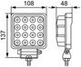 Hella Valuefit Munkafényszóró 12 V, 24 V S2500 LED 1GA 357 106-022 Nagyfelületű terepvilágítás (Sz x 3. bélyegkép