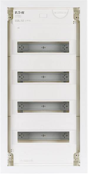 Eaton 178804 KLV-48UPP-F Kis elosztó Süllyeszett Osztások száma = 12 Sorok száma = 4 Tartalom, tarta