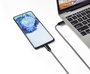Renkforce USB kábel USB 2.0 USB-C® dugó, USB-C® dugó 3.00 m Fekete/fehér RF-4598412 4. bélyegkép