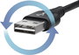 Renkforce USB kábel USB 2.0 USB-A dugó, USB mikro B dugó 1.00 m Fekete RF-4598342 3. bélyegkép