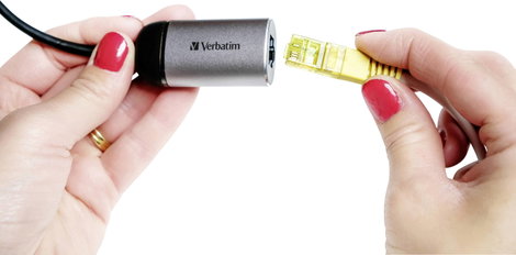 Verbatim USB-C® Átalakító [1x USB-C® dugó - 1x RJ45 alj] 49146 2. kép