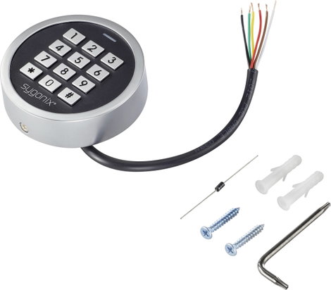 Sygonix SY-4599778 Kódzár Falra szerelhető 18 V/DC IP66 4. kép