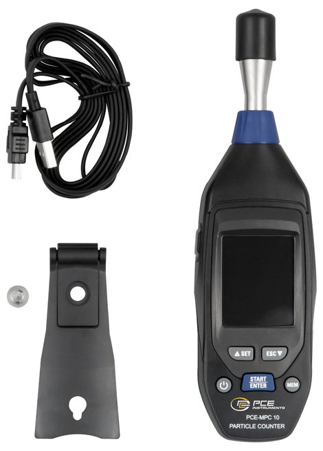 PCE Instruments Finom por mérőkészülék Hőmérséklet, Légnedvesség 5. kép