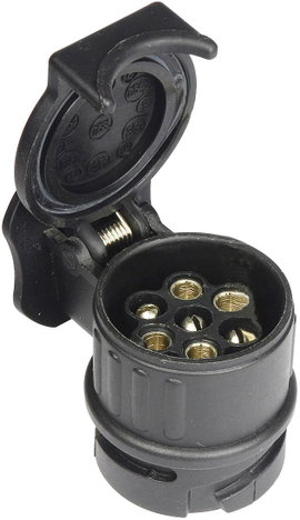HP Autozubehör 28547 Utánfutó adapter [Dugó, 7 pólusú - Dugó, 13 pólusú] Műanyag