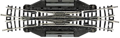 22246 N Fleischmann sín (ágy nélkül) Dupla kereszteződés váltó, elektronikus 129.8 mm 15 °