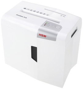 HSM shredstar S10 Iratmegsemmisítő 10 lap Csíkokra vágás 6 mm P-2 18 l Szintén megsemmisíti Gemkapcs