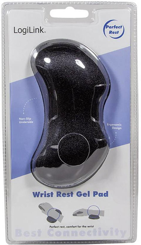 LogiLink ID0136 Csuklótámasz Ergonómikus Fekete 4. kép