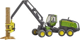 John Deere 1270G fakitermelő gép farönkkel, Bruder 2135