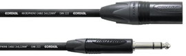 Cordial CPM2,5MV XLR Átalakító kábel [1x XLR dugó - 1x Jack-dugó, 6,35 mm-es] 2.50 m Fekete