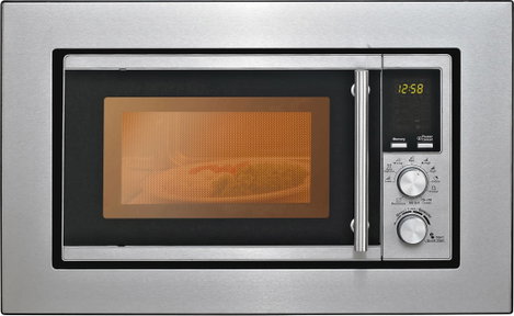 Silva Schneider EBM-G 880E Mikrohullámú sütő Nemesacél 700 W Grillező funkció, Beépíthető