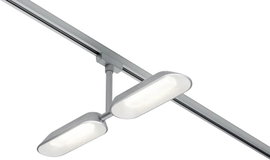 Paulmann Dipper Nagyfeszültségű sínrendszer lámpa URail Fixen beépített LED-es 16 W LED Króm (matt),