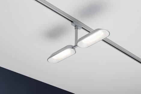 Paulmann Dipper Nagyfeszültségű sínrendszer lámpa URail Fixen beépített LED-es 16 W LED Króm (matt), 4. kép