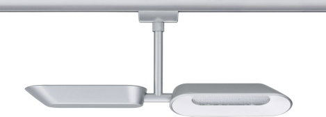 Paulmann Dipper Nagyfeszültségű sínrendszer lámpa URail Fixen beépített LED-es 16 W LED Króm (matt), 5. kép