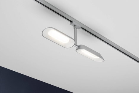 Paulmann Dipper Nagyfeszültségű sínrendszer lámpa URail Fixen beépített LED-es 16 W LED Króm (matt), 9. kép