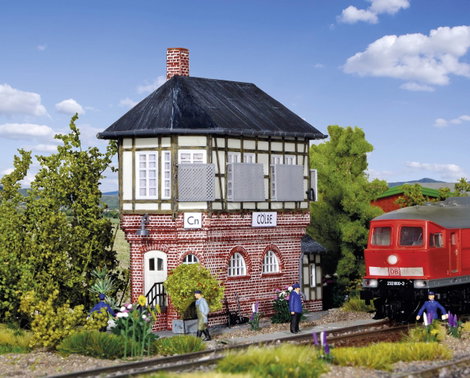 Kibri 39488 H0 Jelzőfülke Clöbe Marburg közelében
